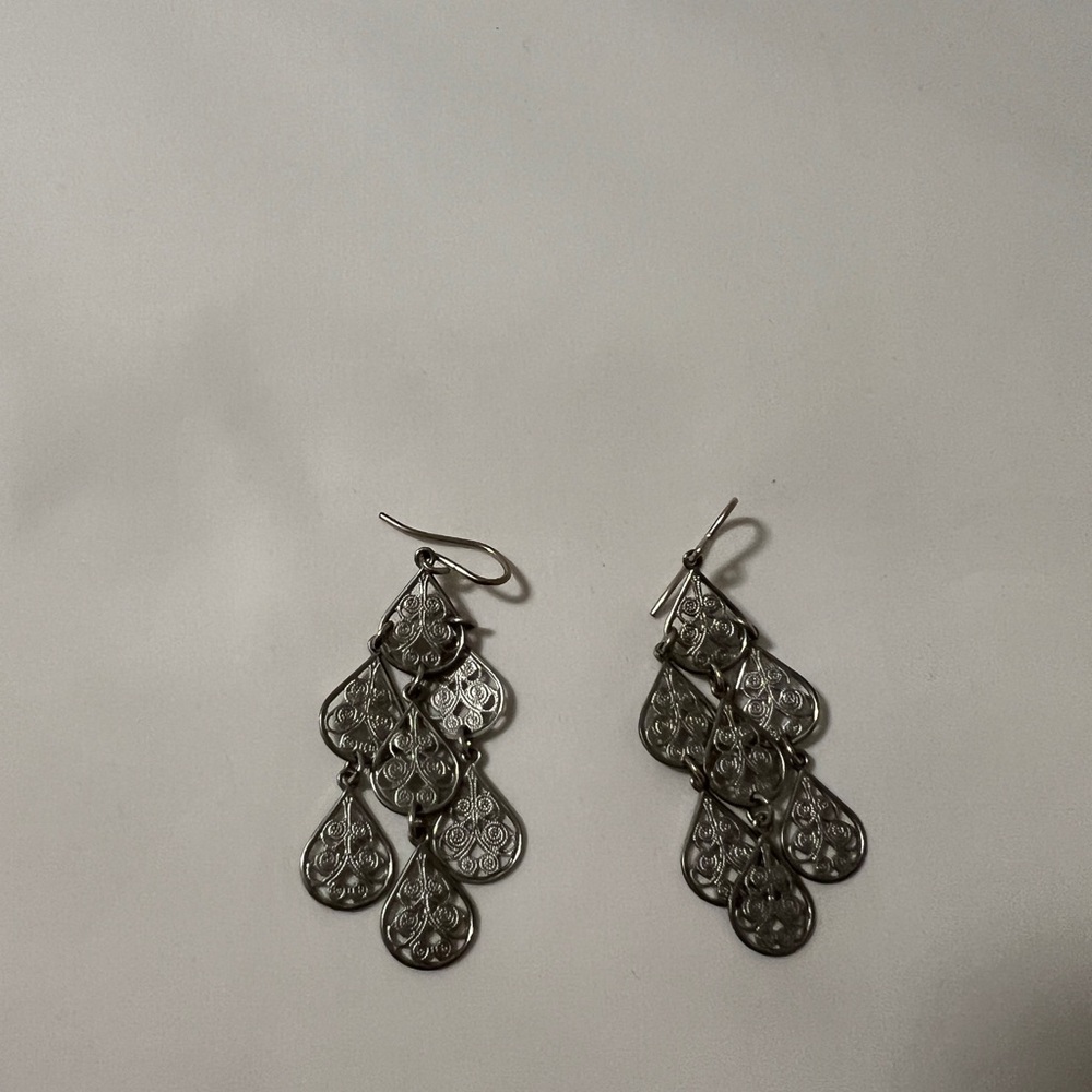 Elegant Silver Dangle Earrings